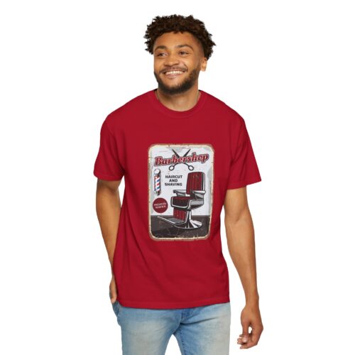 Vintage Barbershop T-Shirt, Unisex Graphic Tee, Haircut & Shaving Design, Barber Gift, Casual Wear, Retro Style, Gift for Him/Her. - Image 55
