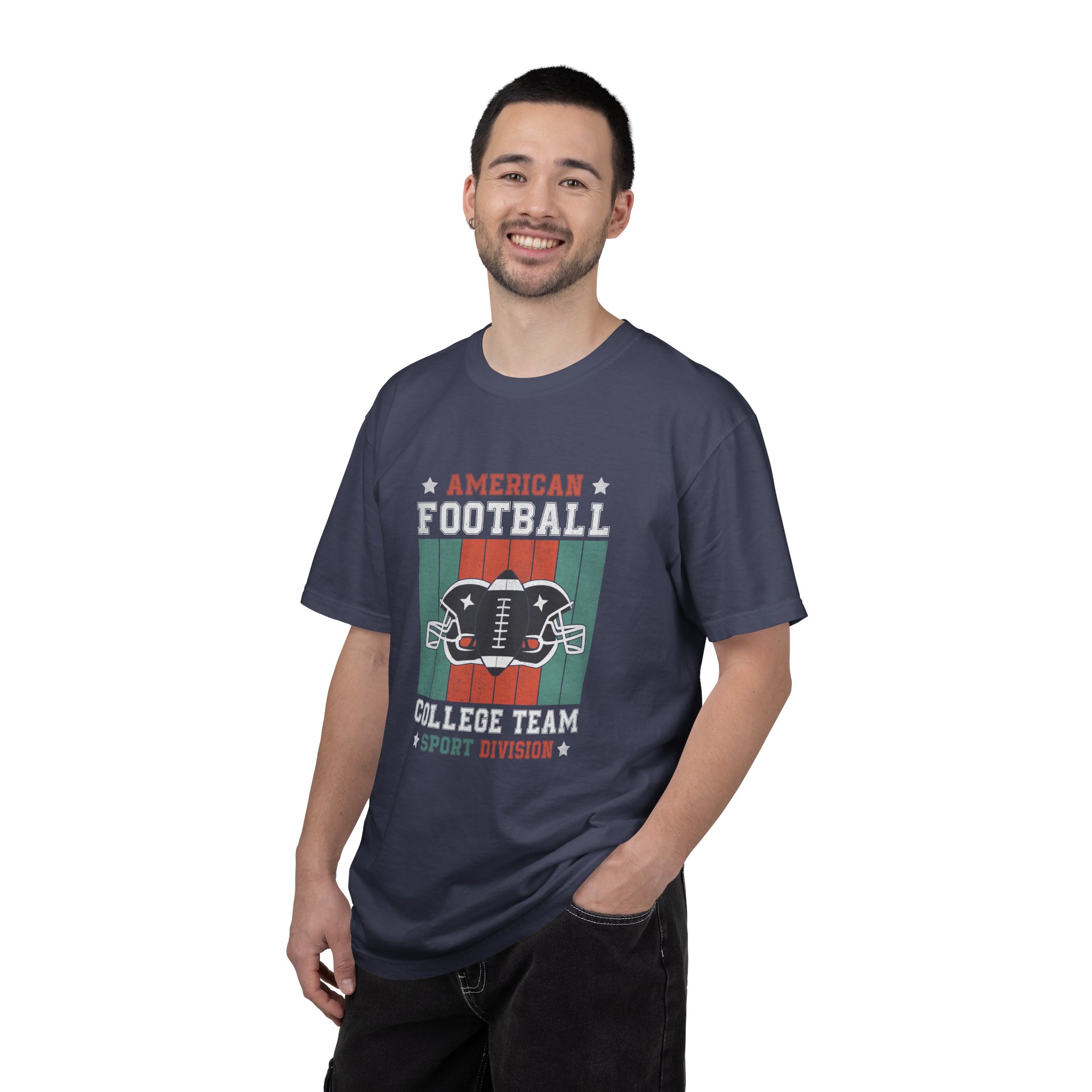 American Football College Team Unisex Garment-Dyed T-Shirt, Sports Fan Tee, Game Day Shirt, Gift for Football Lovers. - Image 27