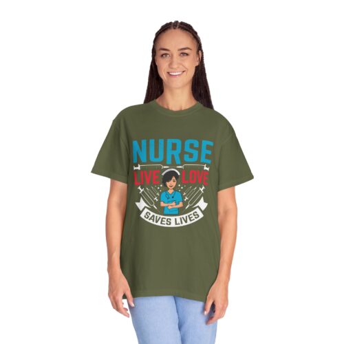 Nurse Live Love T-shirt, Unisex Medical Apparel, Gift for Nurses, Healthcare Worker Tee, Funny Nurse Shirt. - Image 20