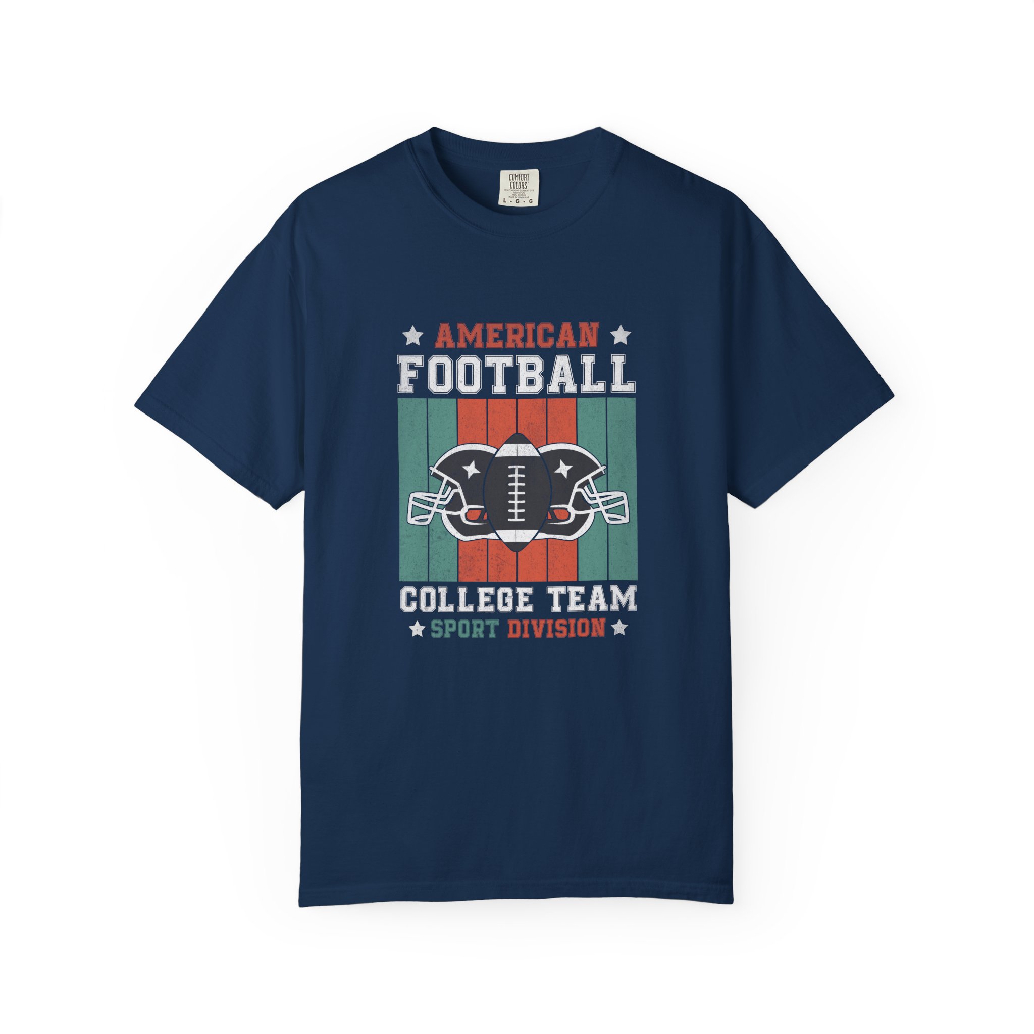 American Football College Team Unisex Garment-Dyed T-Shirt, Sports Fan Tee, Game Day Shirt, Gift for Football Lovers. - Image 41