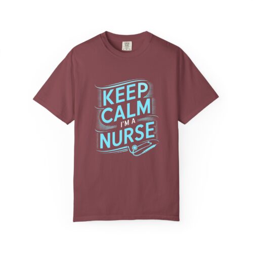 Nurse Appreciation T-Shirt | Keep Calm I'm a Nurse Tee | Gift for Nurses | Healthcare Worker Shirt | Comfortable Unisex Apparel. - Image 1