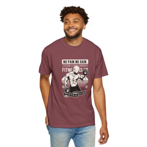 Fitness Motivation T-Shirt, Workout Tee, Gym Gear, Gift for Lifters, Unisex Casual Top, No Pain No Gain Design. - Image 55