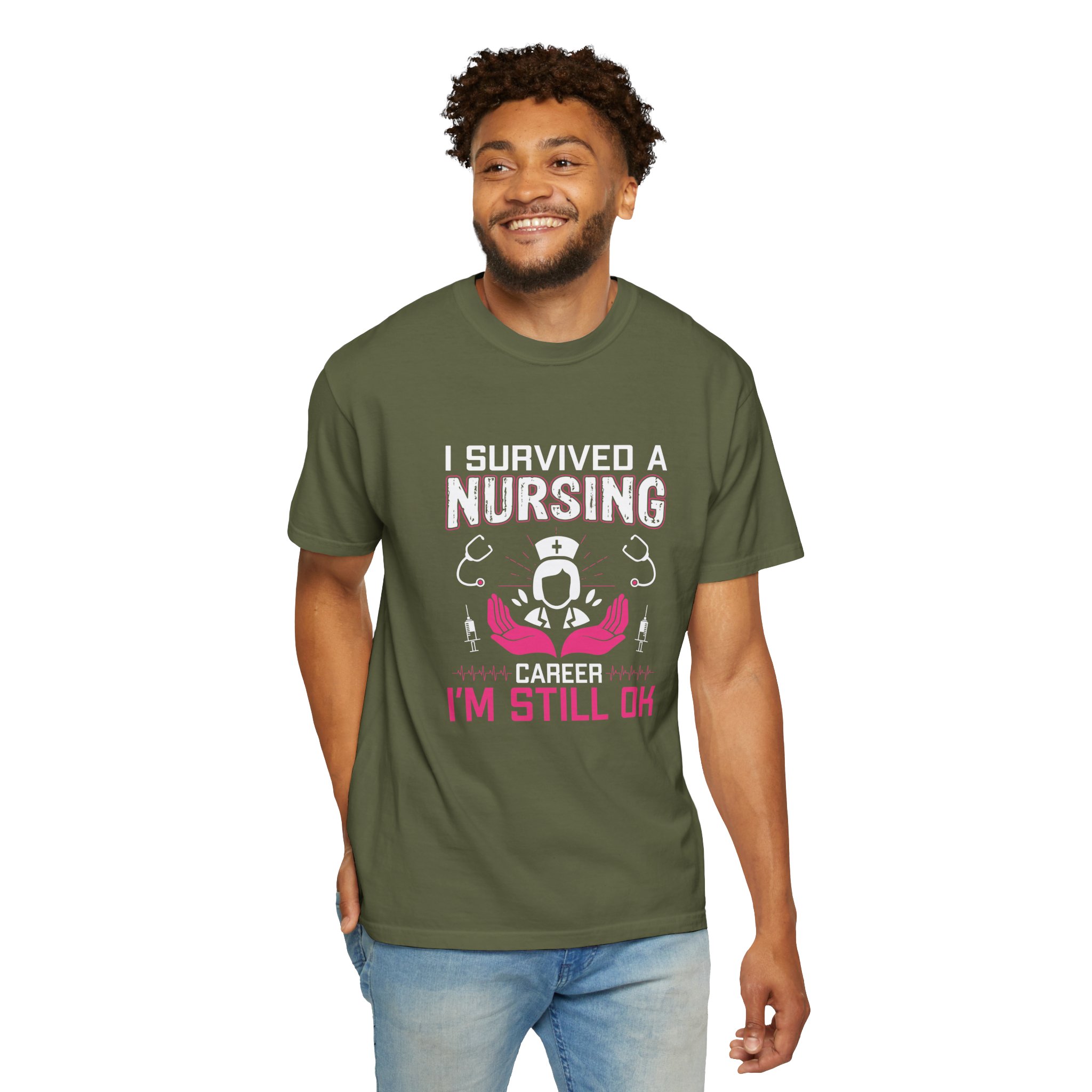 Nursing Survival T-shirt, Funny Nursing Gift, Nurse Appreciation Day Tee, Medical Career Humor Shirt, Unisex Casual Wear. - Image 15