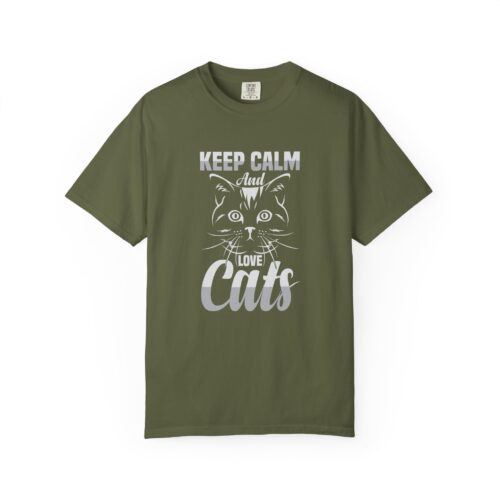 Keep Calm and Love Cats T-Shirt. - Image 17
