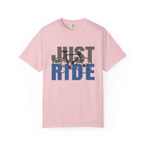 Unisex Cycling T-shirt, Just Ride Graphic Tee, Sporty Casual Wear, Cycling Gift, Active Lifestyle Apparel, Bike Lover Shirt. - Image 49