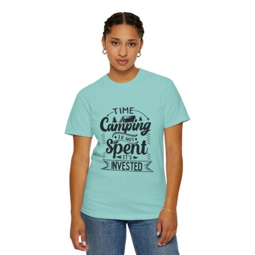 Campfire Vibes Unisex T-Shirt, Camping T-Shirt, Nature Lover Gift, Outdoor Adventure Shirt, Gift for Hikers, Summer Camping Tee. - Image 5