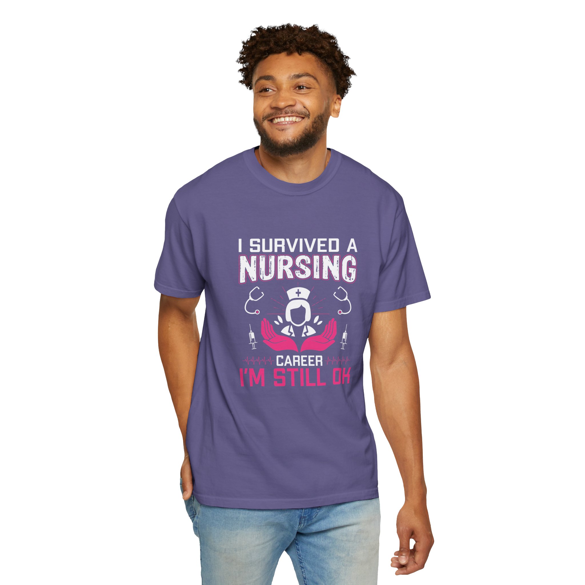 Nursing Survival T-shirt, Funny Nursing Gift, Nurse Appreciation Day Tee, Medical Career Humor Shirt, Unisex Casual Wear. - Image 47