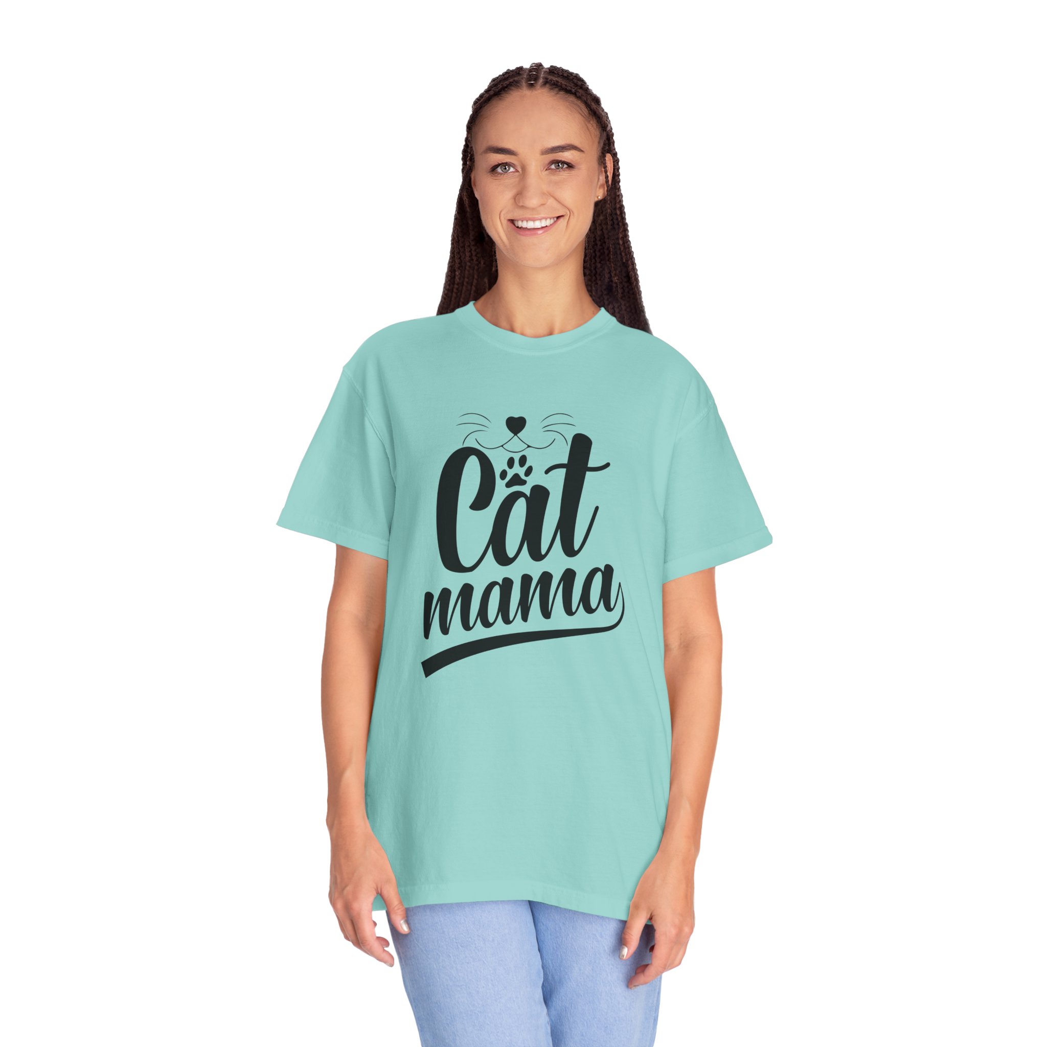 cn - 5.9 - Cat Mama T-Shirt — Cute Feminine Cat Lover Tee. - Image 28