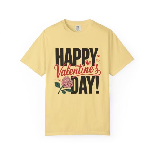 Unisex Happy Valentine's Day T-Shirt, Romantic Gift, Cute Valentine's Apparel, Casual Love Shirt, Perfect for Couples. - Image 9