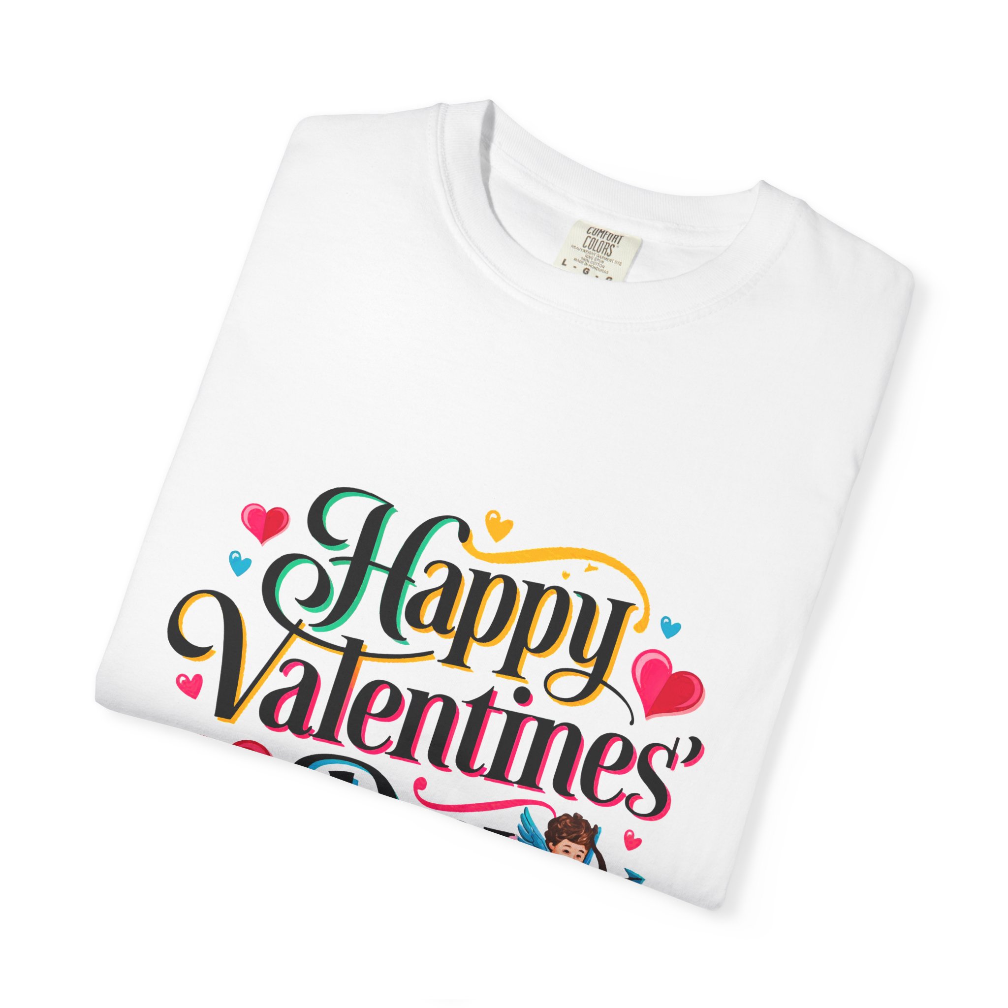 C - 8.19.Happy Valentine's Day T-Shirt, Cute Couple Gift, Unisex Love Tee, Romantic Apparel, Anniversary Shirt. - Image 2