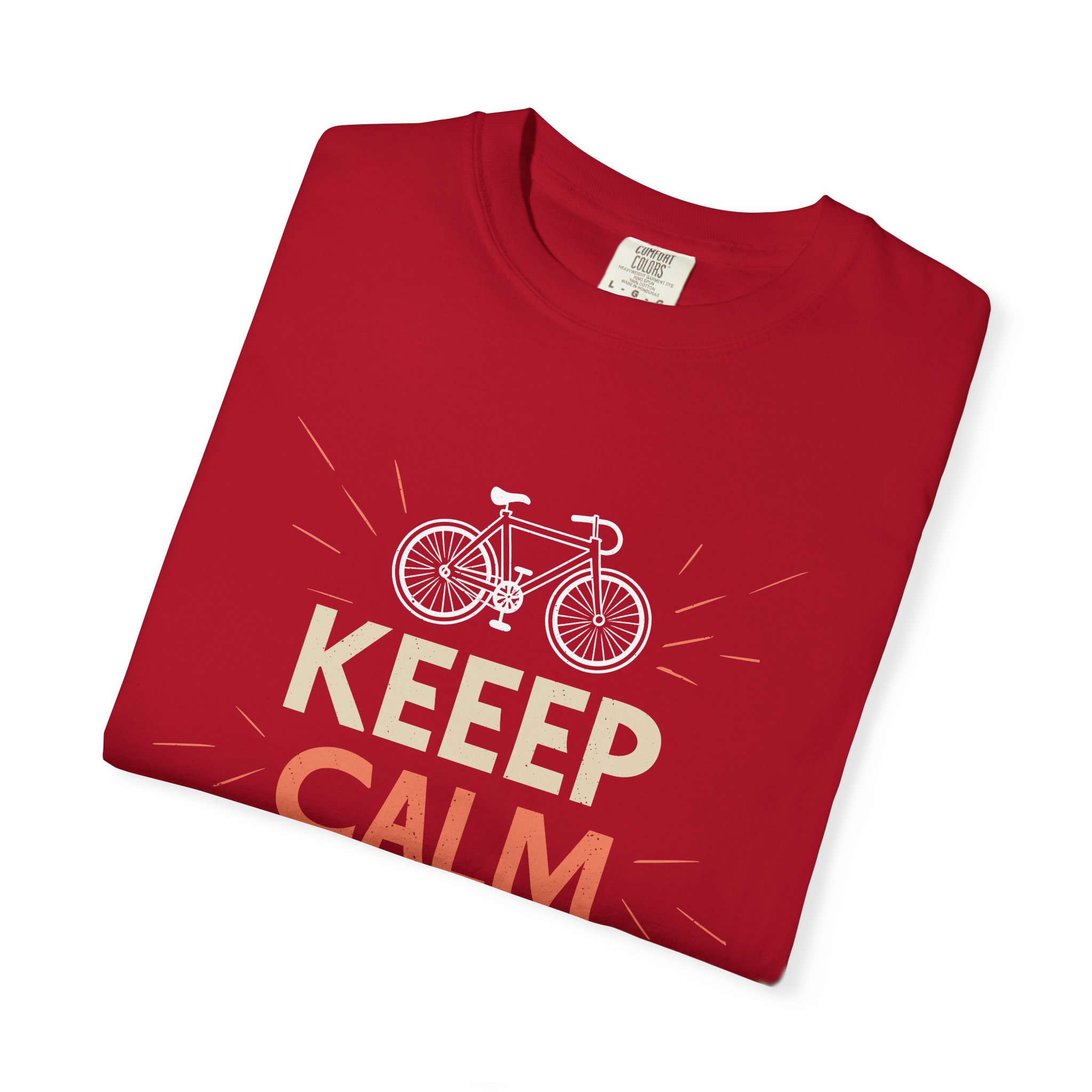Unisex Bicycle Theme T-Shirt, Keep Calm and Pedal On Tee, Gift for Cyclists, Vintage Style Top, Casual Wear, Bike Lover Shirt. - Image 18