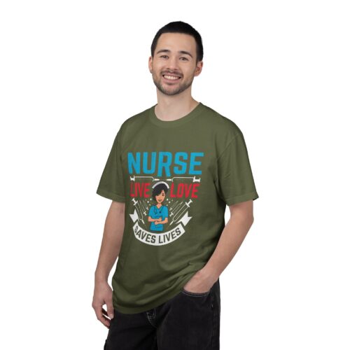 Nurse Live Love T-shirt, Unisex Medical Apparel, Gift for Nurses, Healthcare Worker Tee, Funny Nurse Shirt. - Image 19