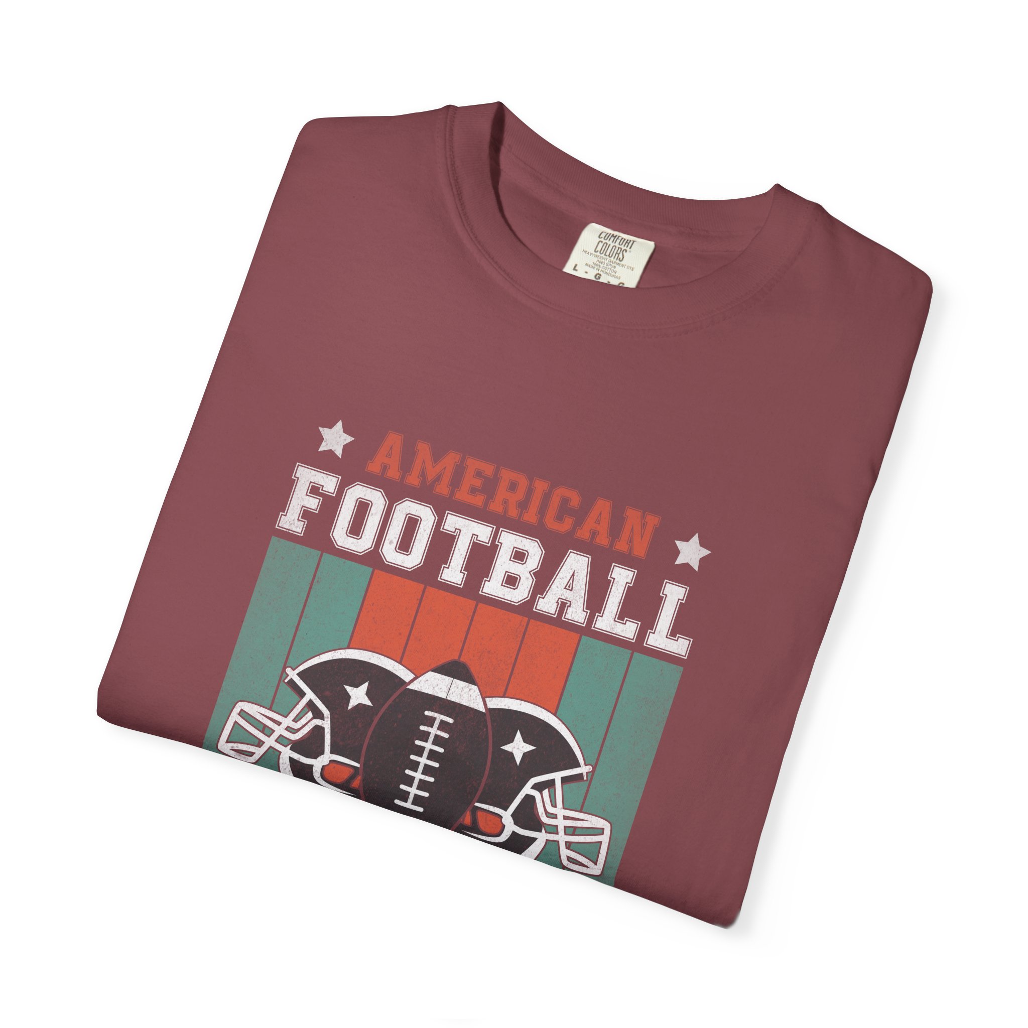 American Football College Team Unisex Garment-Dyed T-Shirt, Sports Fan Tee, Game Day Shirt, Gift for Football Lovers. - Image 50