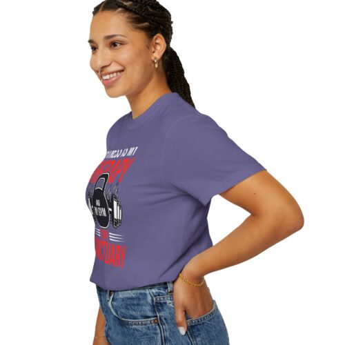 Fitness Is My Therapy T-Shirt — Gym Sanctuary Workout Tee. - Image 46