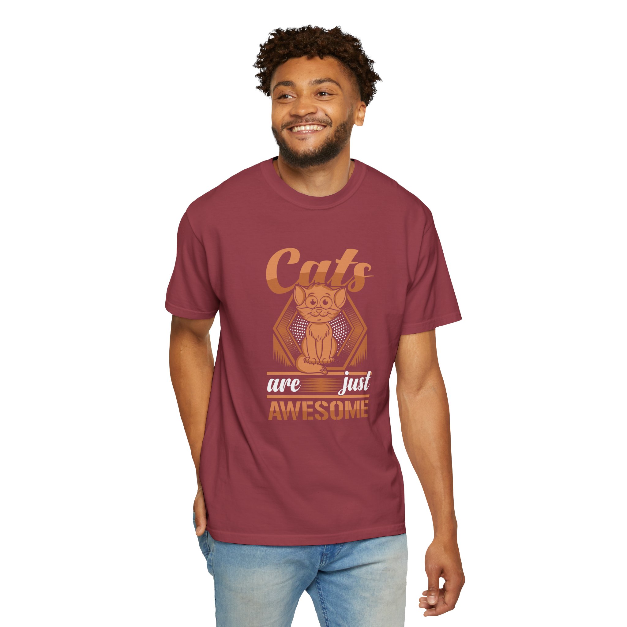 cn - 5.10a - Cat Lovers T-Shirt — "Cats Are Just Awesome" Retro Graphic Tee. - Image 47