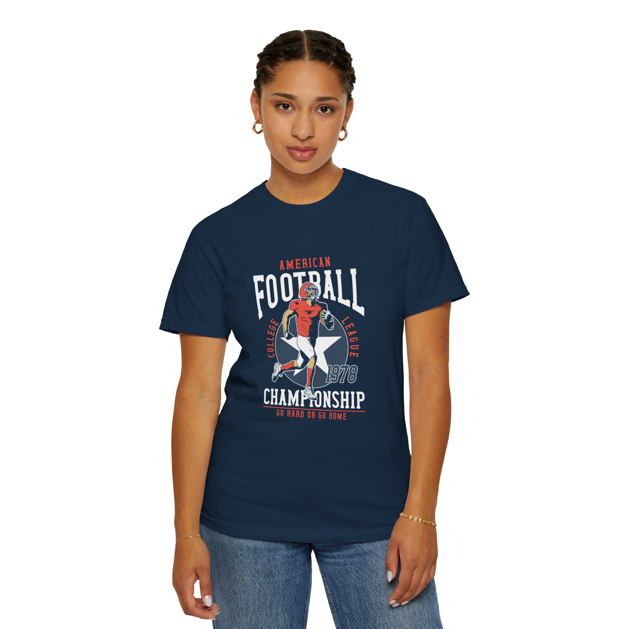 Vintage Football Championship T-Shirt, Sports Tee, Unisex Apparel, Gift for Football Fans, Casual Wear, Retro Style, Game Day Shir. - Image 37