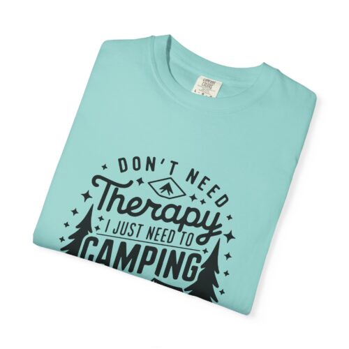 Camping Therapy T-Shirt | Unisex Garment-Dyed Tee for Outdoor Lovers, Perfect Gift for Campers, Nature Lovers, and Adventure Seekers. - Image 34