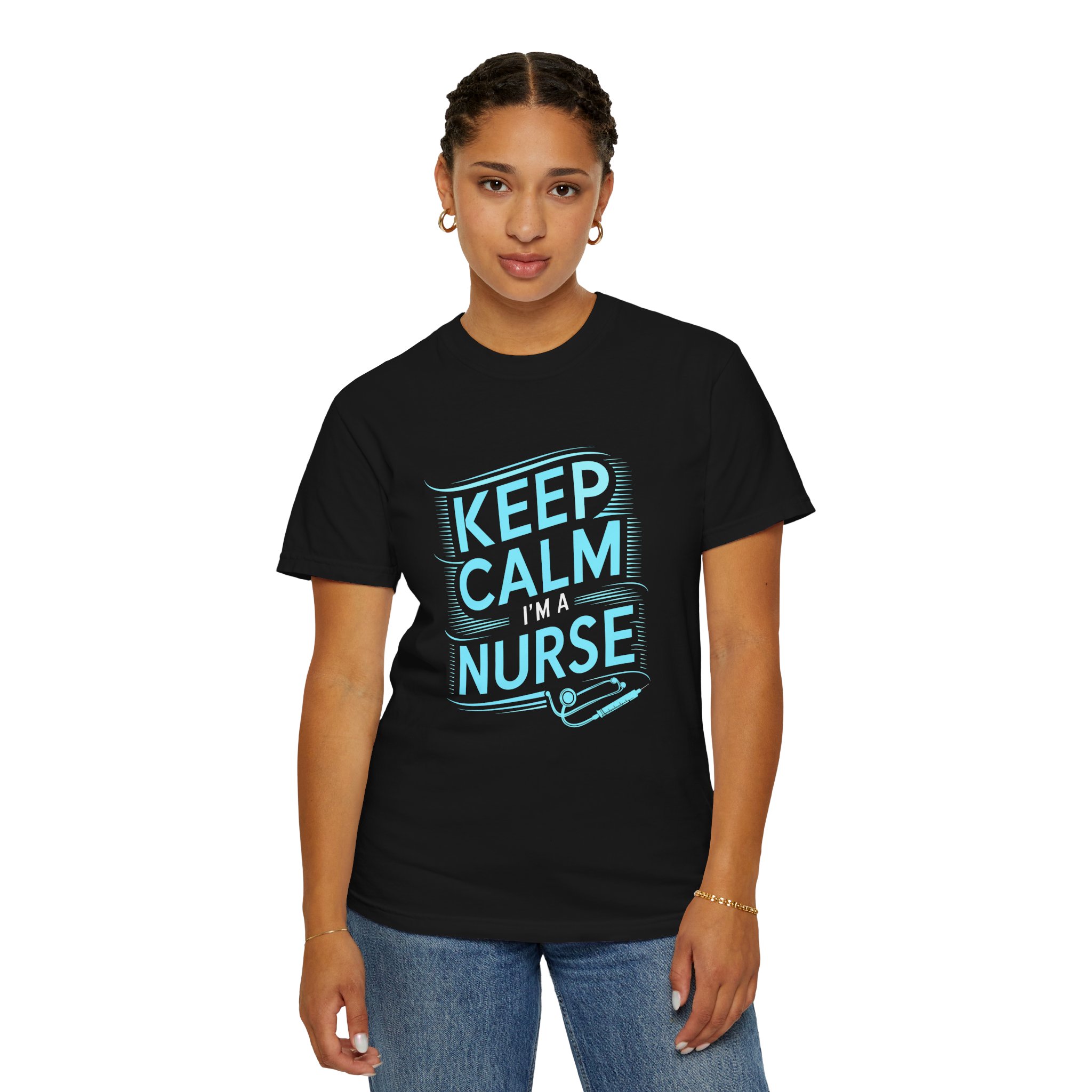 Nurse Appreciation T-Shirt | Keep Calm I'm a Nurse Tee | Gift for Nurses | Healthcare Worker Shirt | Comfortable Unisex Apparel. - Image 21