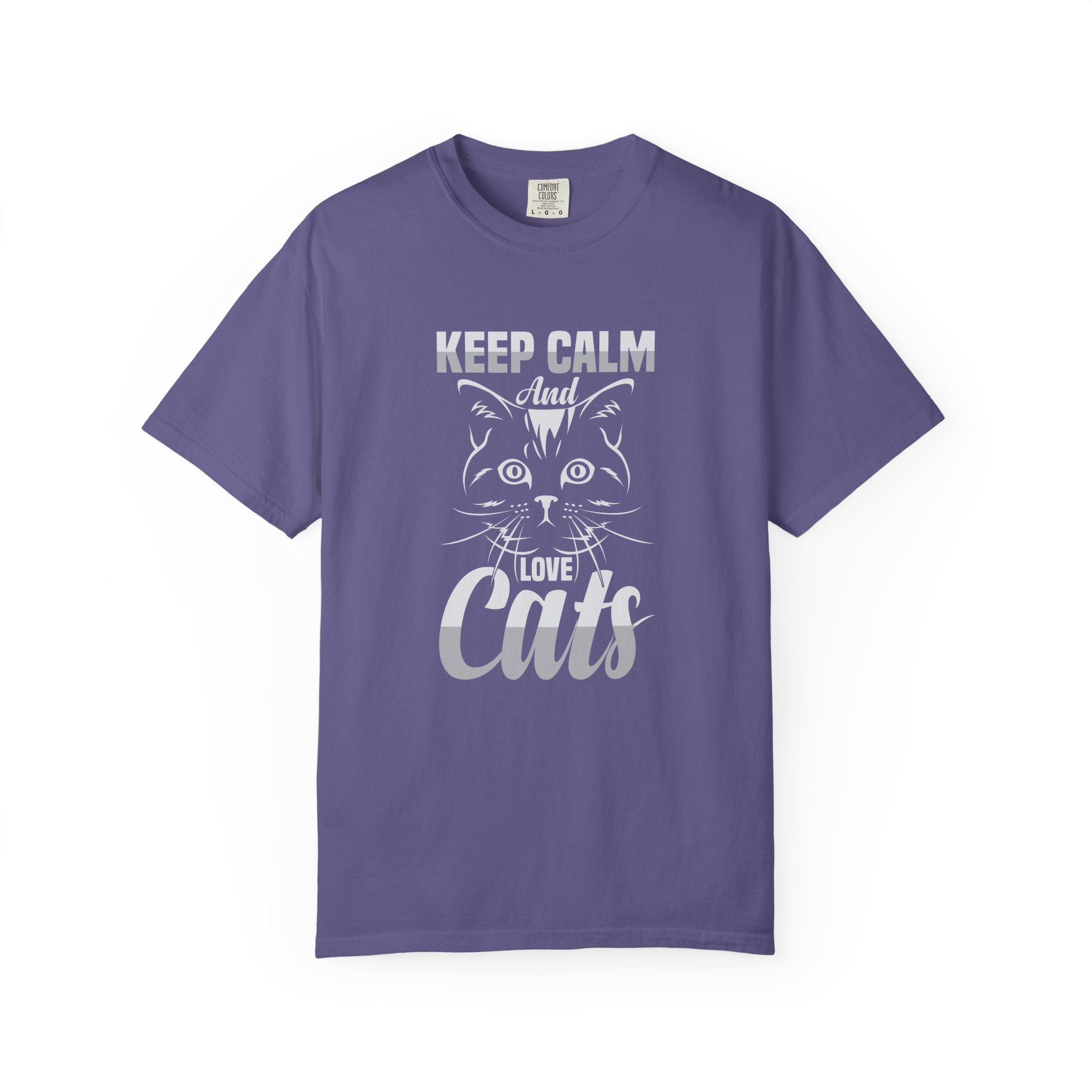 cn - 5.10b - Keep Calm and Love Cats T-Shirt. - Image 41