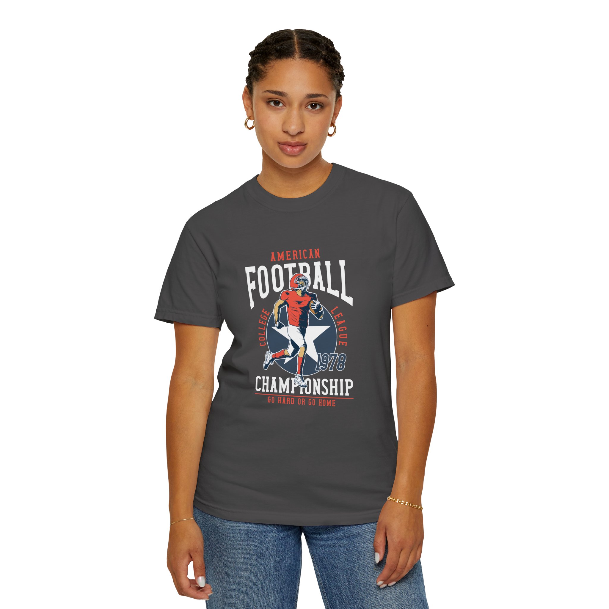 Vintage Football Championship T-Shirt, Sports Tee, Unisex Apparel, Gift for Football Fans, Casual Wear, Retro Style, Game Day Shir. - Image 45