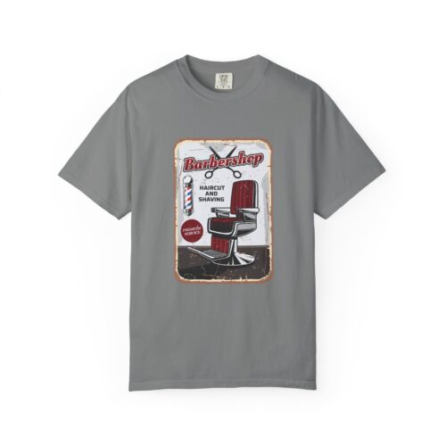 Vintage Barbershop T-Shirt, Unisex Graphic Tee, Haircut & Shaving Design, Barber Gift, Casual Wear, Retro Style, Gift for Him/Her. - Image 17