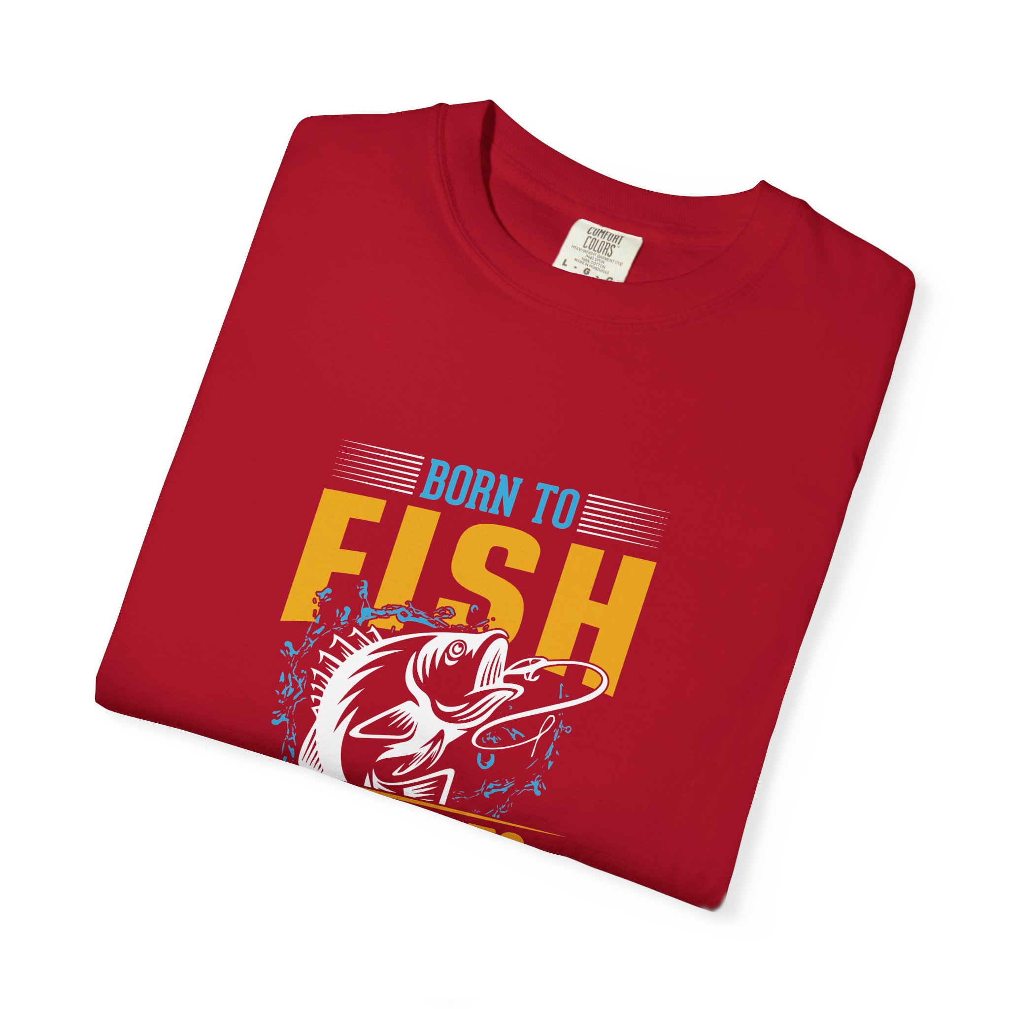 Born to Fish Graphic T-Shirt, Fishing Gift, Unisex Tee, Outdoor Apparel, Birthday Present, Casual Wear. - Image 16