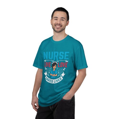 Nurse Live Love T-shirt, Unisex Medical Apparel, Gift for Nurses, Healthcare Worker Tee, Funny Nurse Shirt. - Image 27