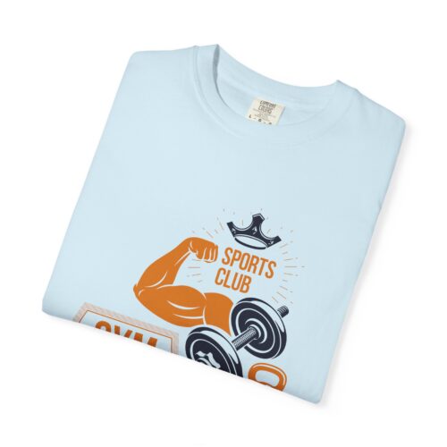 Gym Sports Club Workout T-Shirt — Muscle, Dumbbell & Kettlebell Fitness Tee. - Image 26