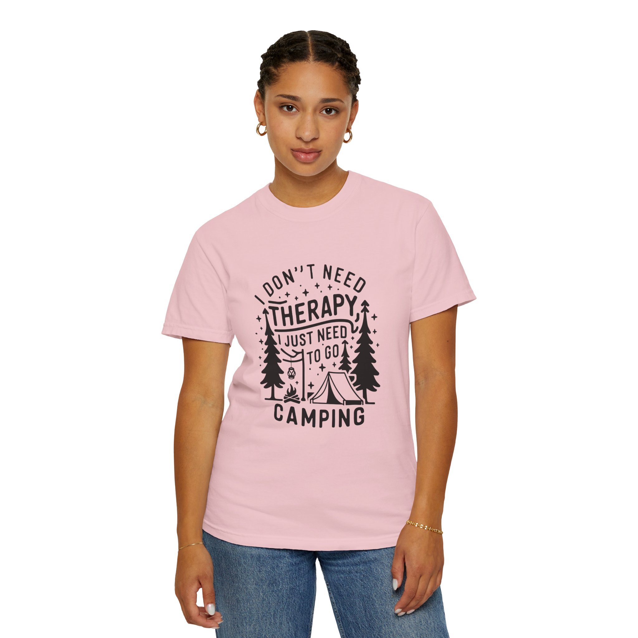 Camping Therapy Unisex T-shirt, Outdoor Adventure Tee, Funny Camping Gift, Nature Lover Apparel, Summer Travel Shirt. - Image 53