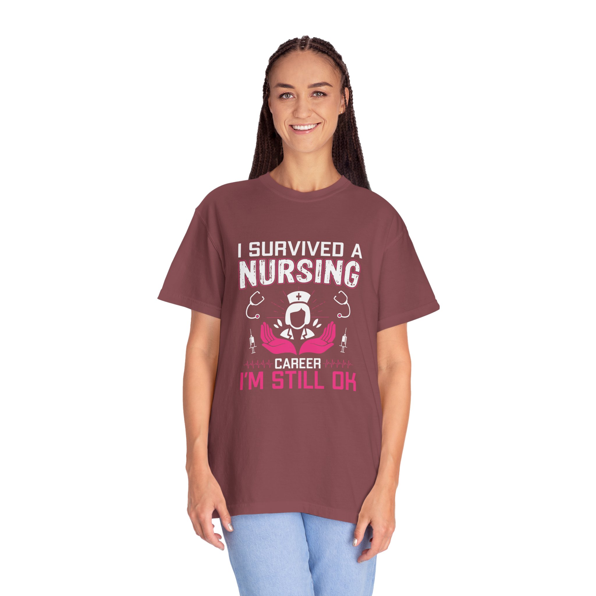 Nursing Survival T-shirt, Funny Nursing Gift, Nurse Appreciation Day Tee, Medical Career Humor Shirt, Unisex Casual Wear. - Image 52