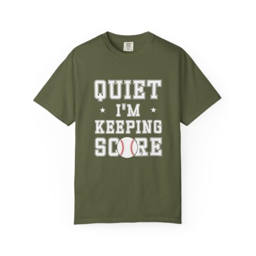 Baseball Scorekeeper T-Shirt | Unisex Garment-Dyed Tee | Ideal for Sports Fans, Coaches, Birthdays, and Game Days. - Image 33