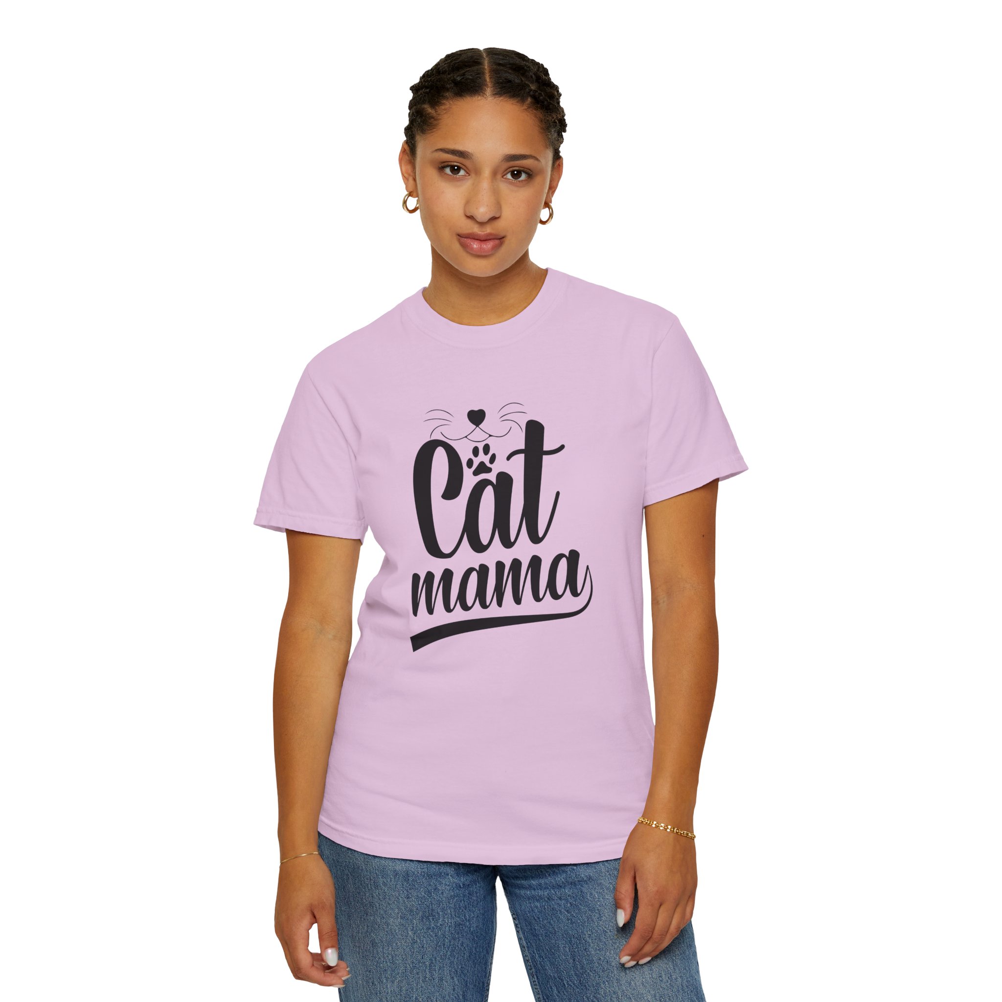 cn - 5.9 - Cat Mama T-Shirt — Cute Feminine Cat Lover Tee. - Image 45