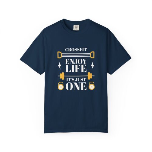 CrossFit Motivational T-Shirt, Unisex Workout Tee, Gym Apparel, Fitness Gift, Enjoy Life It's Just One. - Image 25