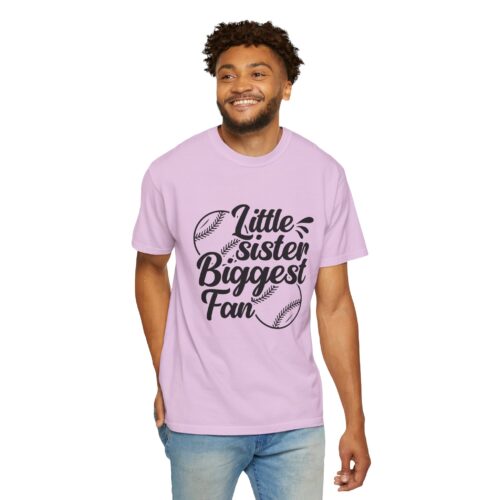 Cheerful Fan T-Shirt for Little Sisters, Baseball Enthusiast Gift, Sports Fan Apparel, Unisex Casual Wear, Soft Cotton Tee. - Image 31