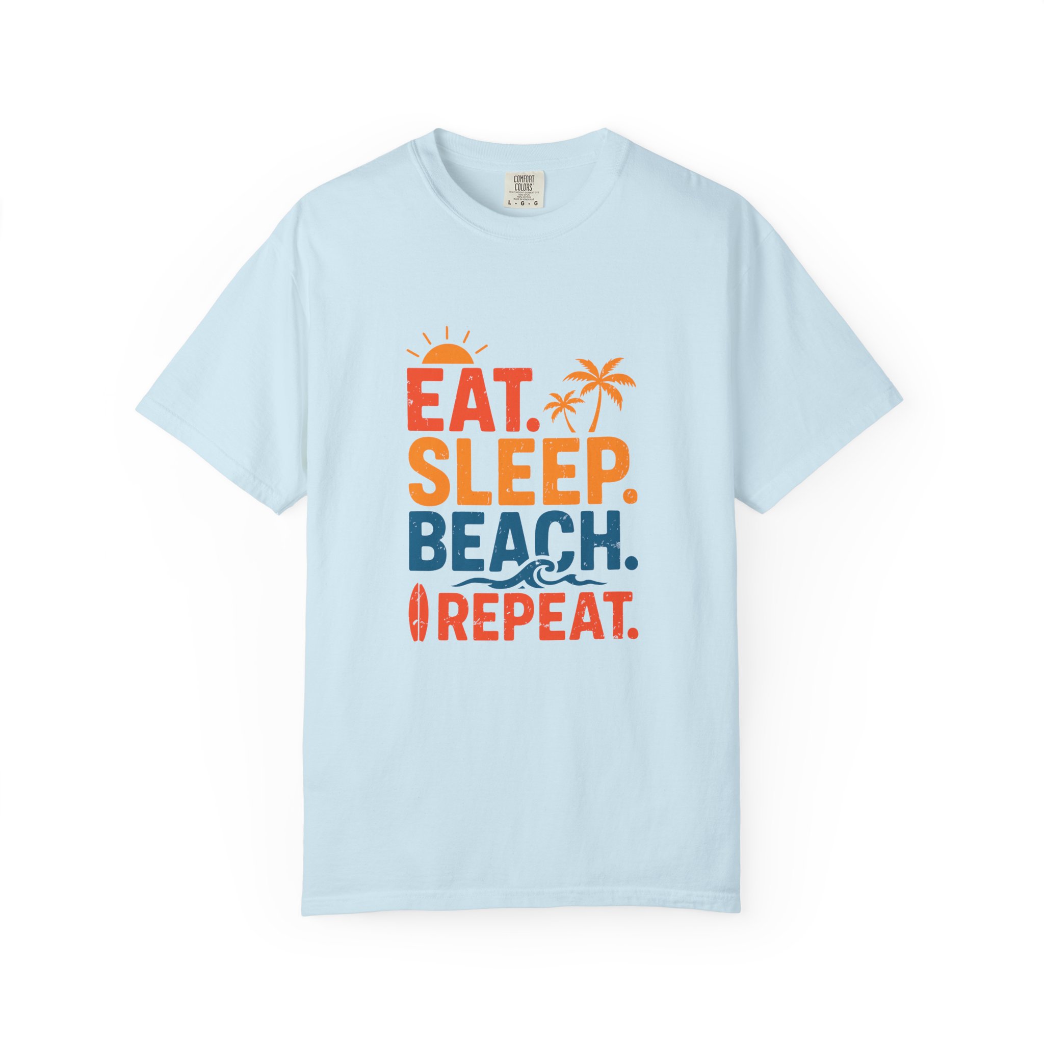 Beach Life Unisex T-Shirt - Eat Sleep Beach Repeat, Summer Wear, Vacation Shirt, Gift for Beach Lovers, Relaxed Summer Style. - Image 41