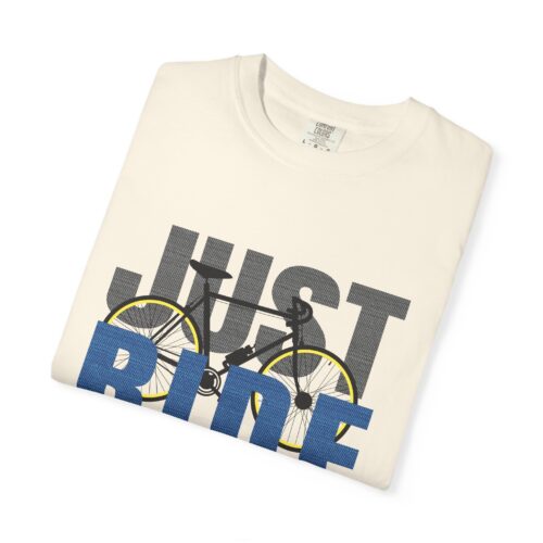 Unisex Cycling T-shirt, Just Ride Graphic Tee, Sporty Casual Wear, Cycling Gift, Active Lifestyle Apparel, Bike Lover Shirt. - Image 34