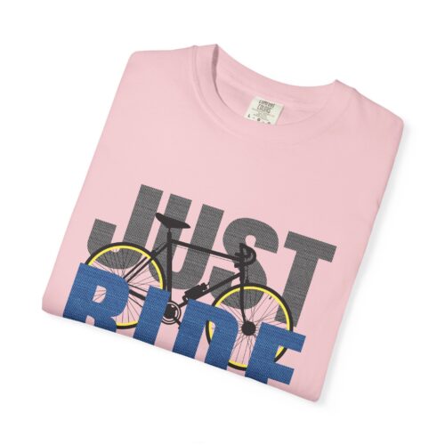 Unisex Cycling T-shirt, Just Ride Graphic Tee, Sporty Casual Wear, Cycling Gift, Active Lifestyle Apparel, Bike Lover Shirt. - Image 50
