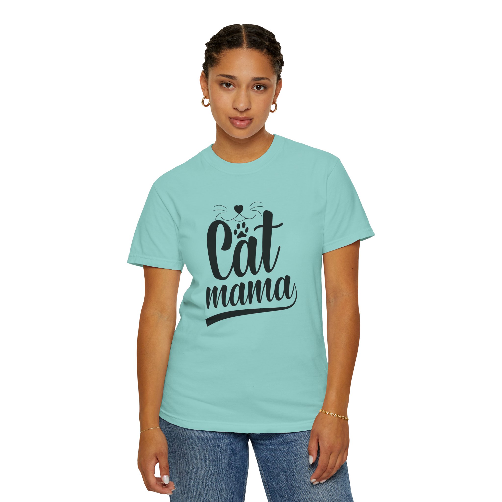 cn - 5.9 - Cat Mama T-Shirt — Cute Feminine Cat Lover Tee. - Image 29
