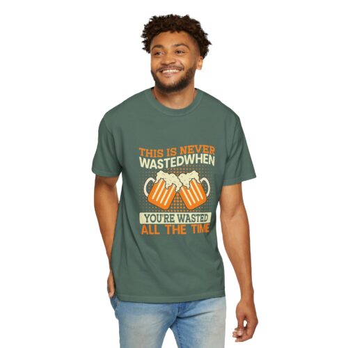 Funny Beer T-Shirt, Unisex Garment-Dyed Tee, Perfect for Parties, Birthdays, Beer Lovers Gift, Casual Wear. - Image 23