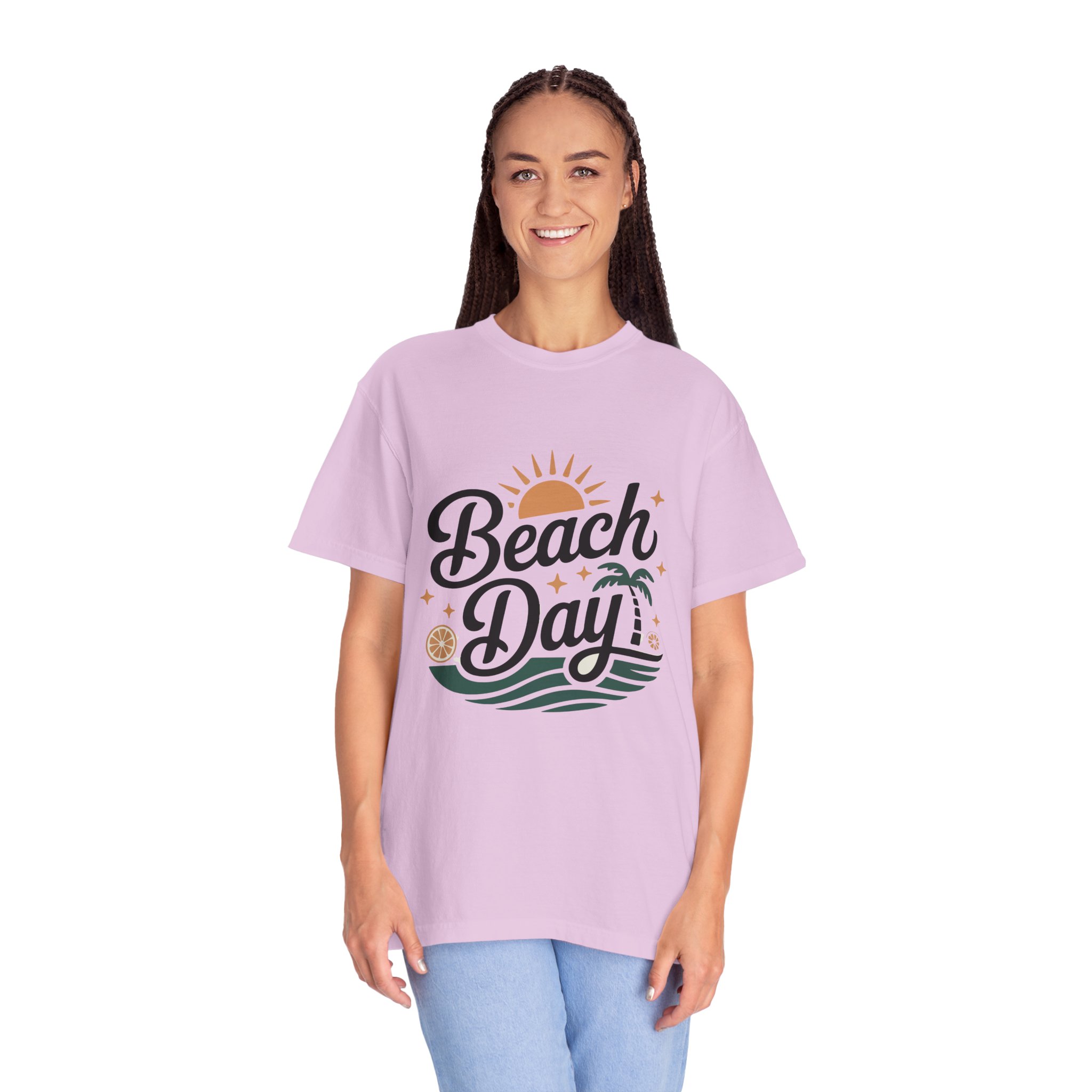 Beach Day Unisex Garment-Dyed T-Shirt, Summer Vibes Shirt, Casual Beachwear, Vacation Tee, Gift for Beach Lovers. - Image 20