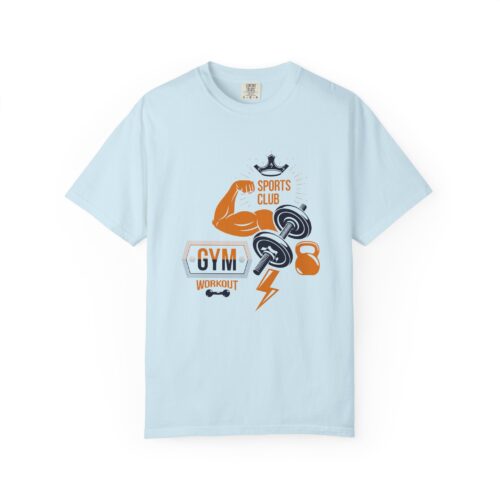 Gym Sports Club Workout T-Shirt — Muscle, Dumbbell & Kettlebell Fitness Tee. - Image 25