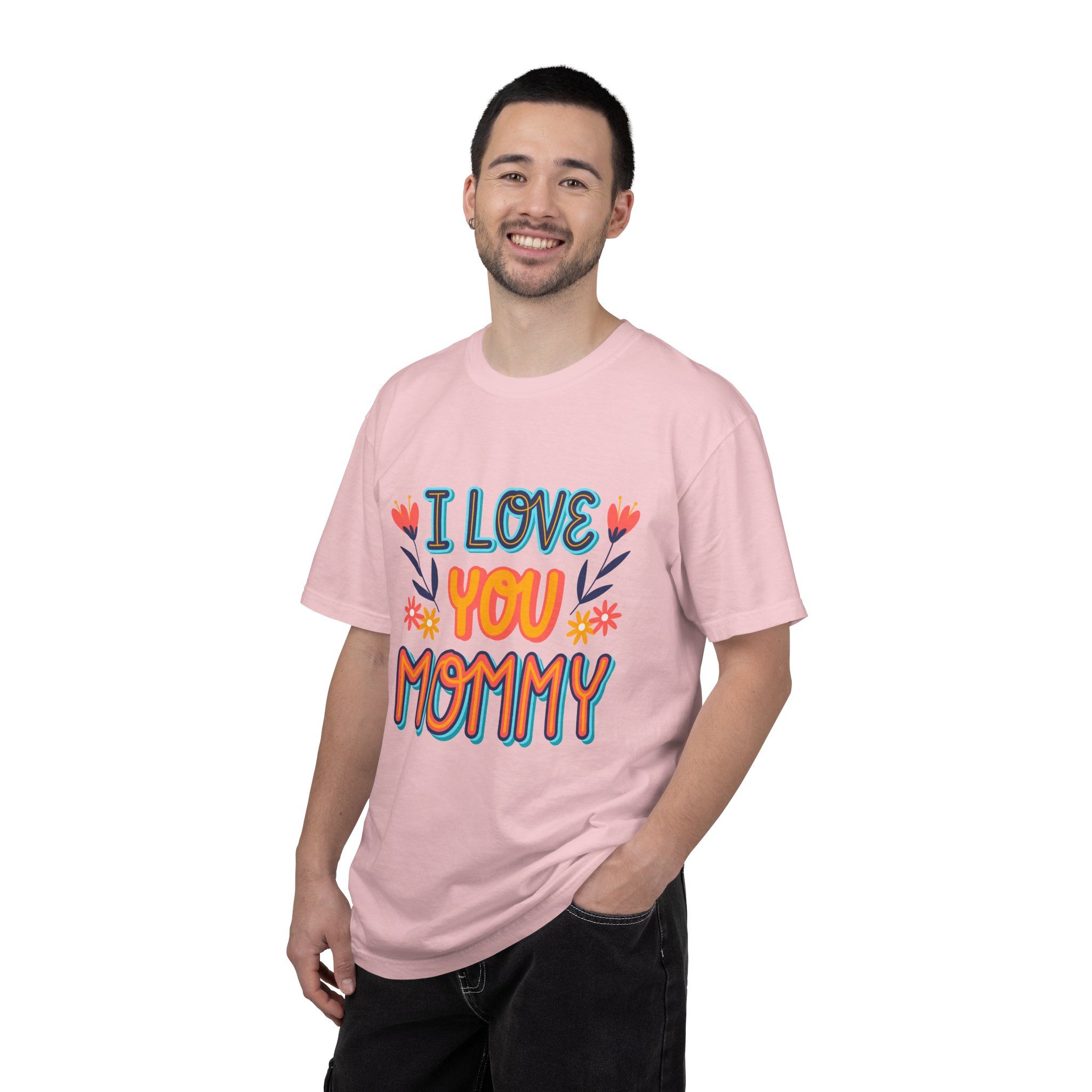 C - 9.10b.I Love You Mommy T-Shirt | Unisex Garment-Dyed Shirt for Moms | Perfect Gift for Mother's Day | Family Casual Wear, Mom Shirt. - Image 43