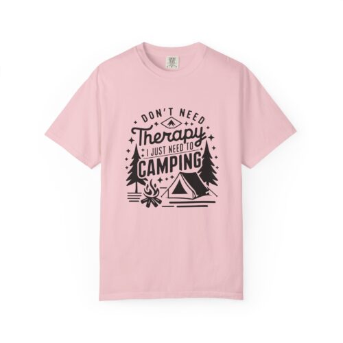 Camping Therapy T-Shirt | Unisex Garment-Dyed Tee for Outdoor Lovers, Perfect Gift for Campers, Nature Lovers, and Adventure Seekers. - Image 49