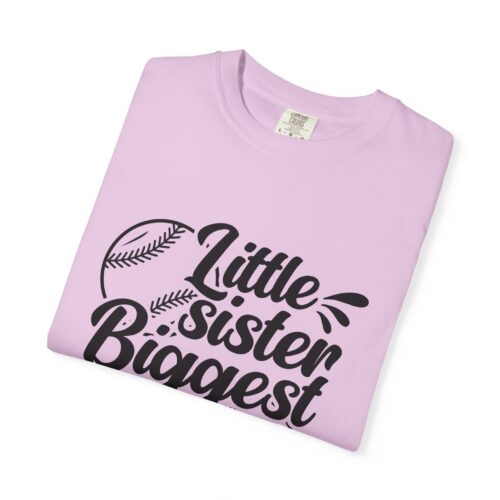 Cheerful Fan T-Shirt for Little Sisters, Baseball Enthusiast Gift, Sports Fan Apparel, Unisex Casual Wear, Soft Cotton Tee. - Image 26