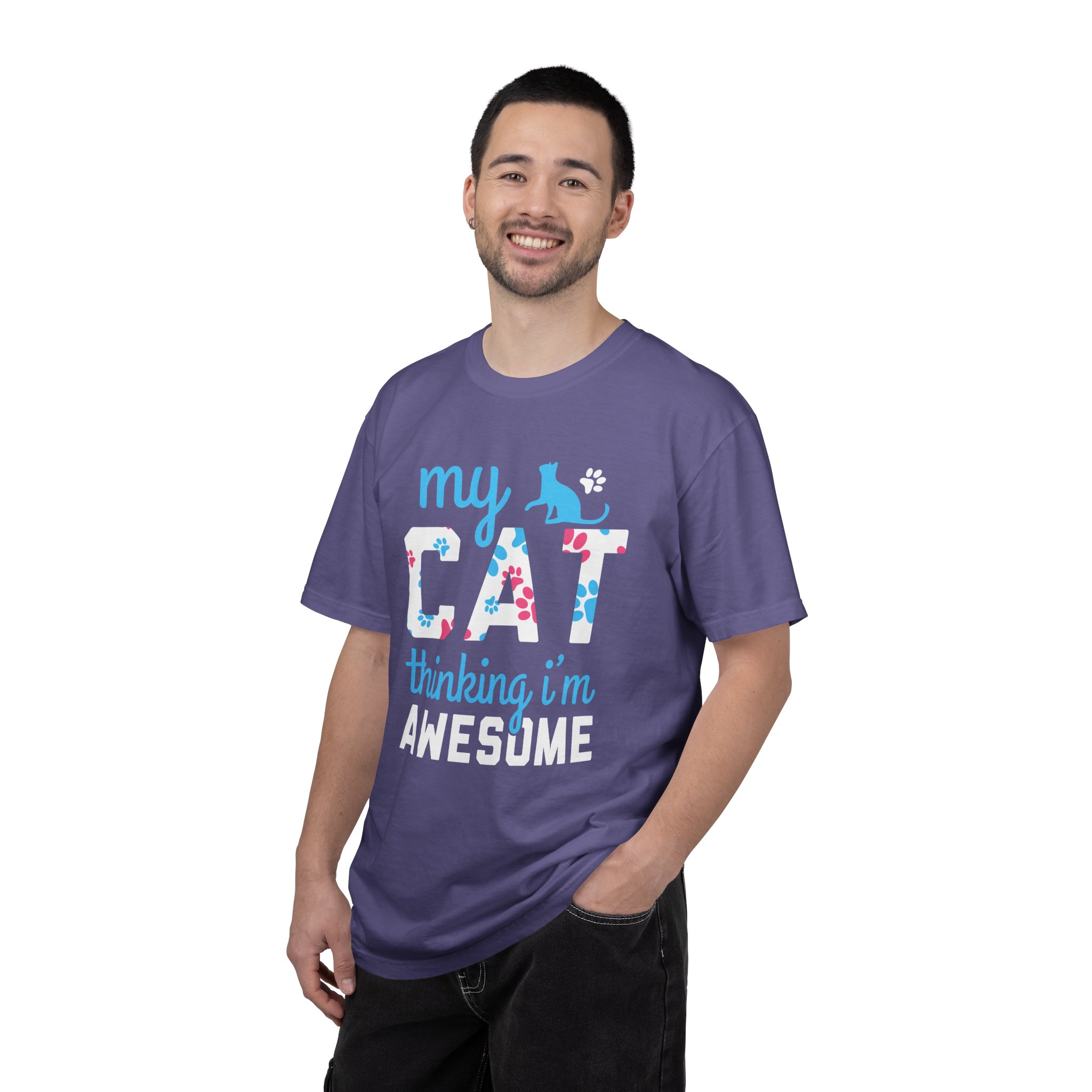 cn - 5.11 - My Cat Thinking I'm Awesome T-Shirt — Funny Cat Lover Tee. - Image 27