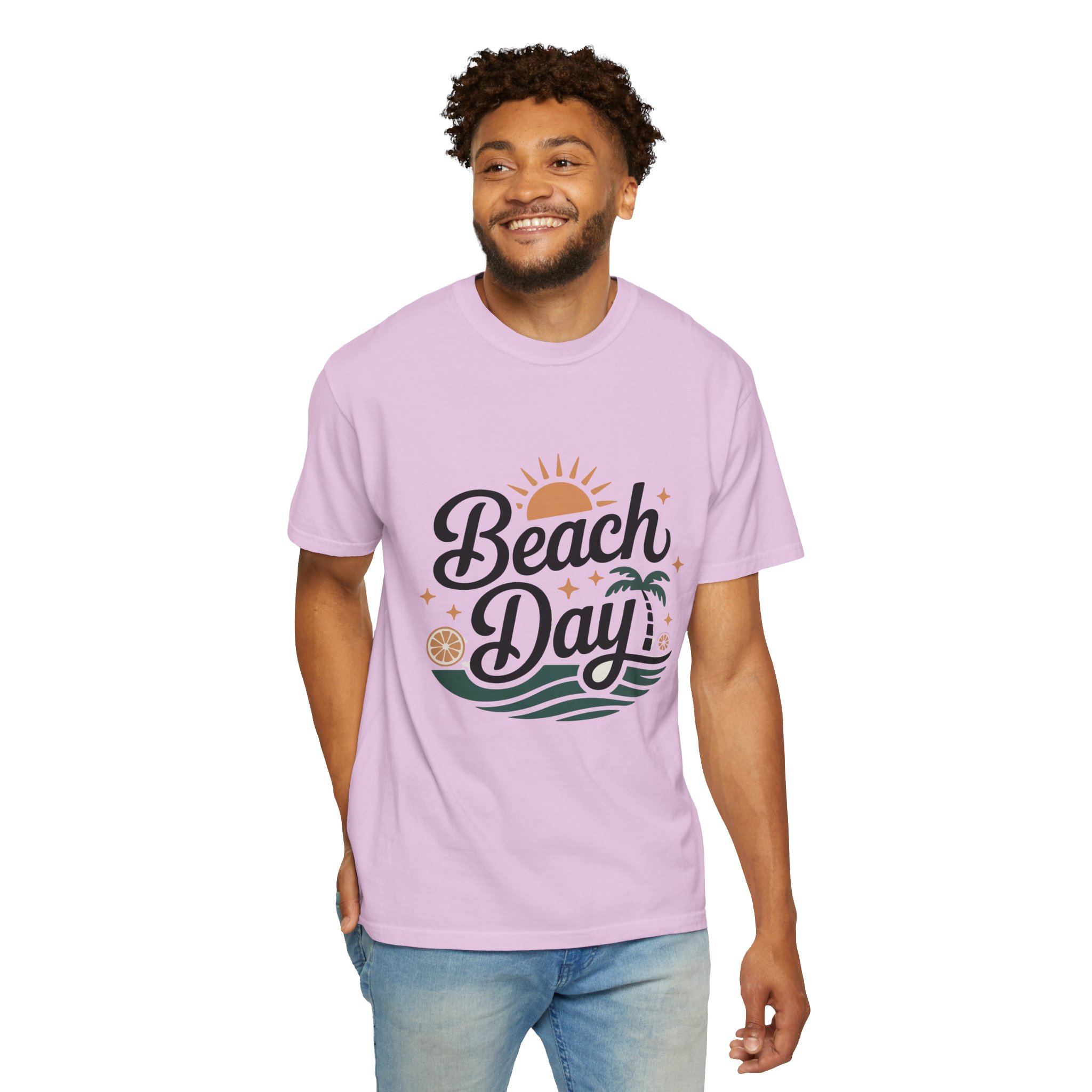Beach Day Unisex Garment-Dyed T-Shirt, Summer Vibes Shirt, Casual Beachwear, Vacation Tee, Gift for Beach Lovers. - Image 23