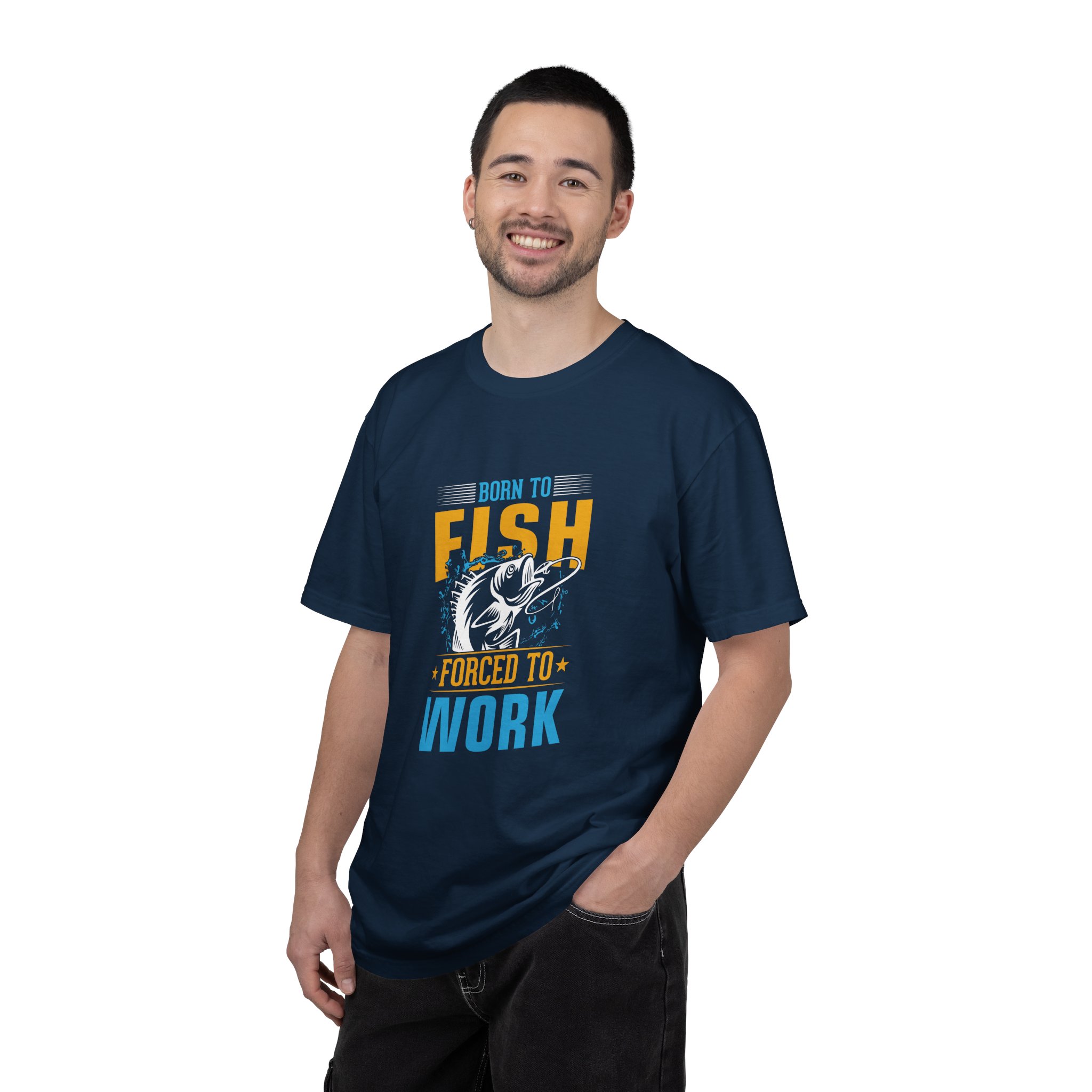 Born to Fish Graphic T-Shirt, Fishing Gift, Unisex Tee, Outdoor Apparel, Birthday Present, Casual Wear. - Image 25