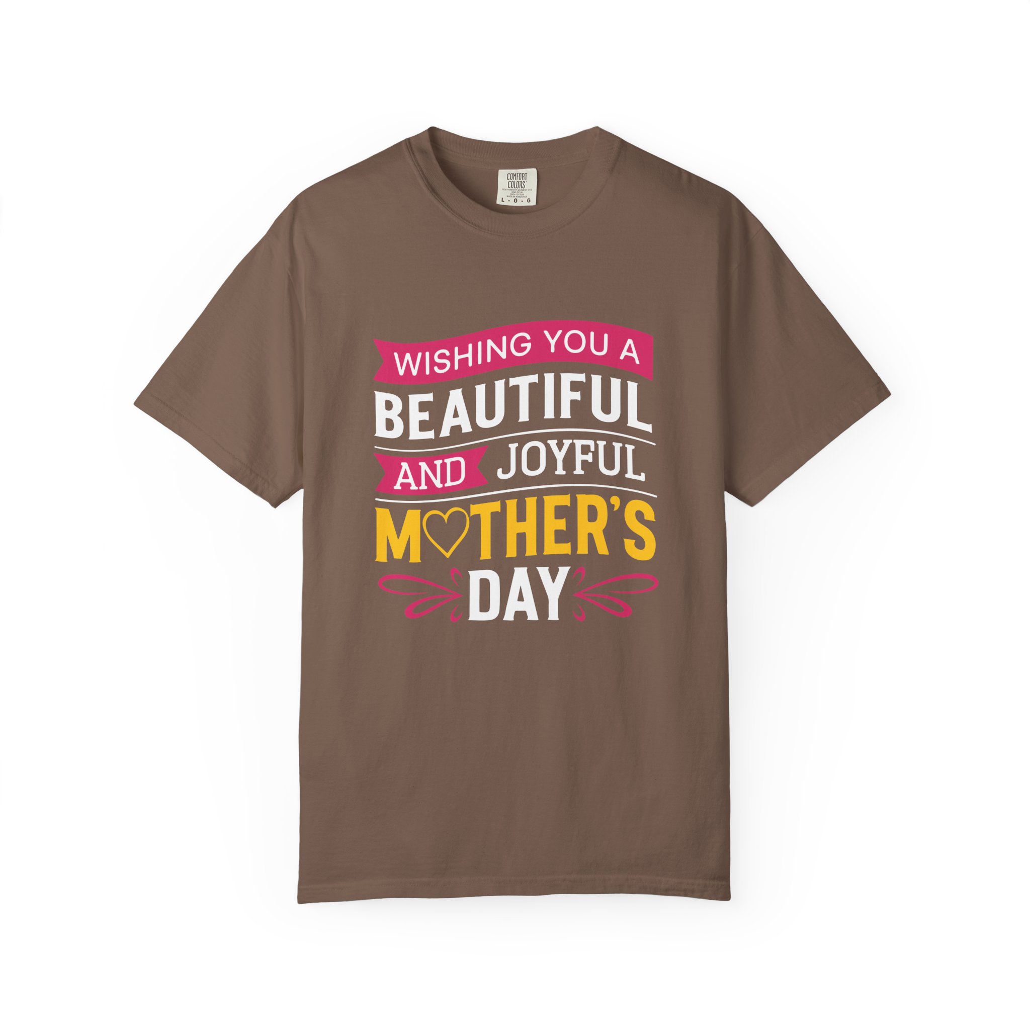 Mother's Day Garment-Dyed Tee, Gift for Mom, Joyful T-shirt, Unisex Shirt, Beautiful Mother's Day Gift, Casual Wear. - Image 9