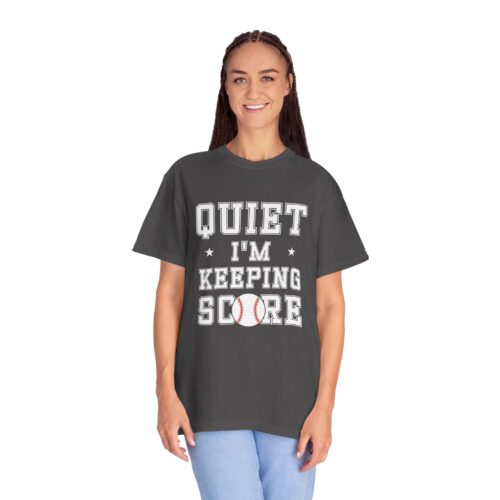 Baseball Scorekeeper T-Shirt | Unisex Garment-Dyed Tee | Ideal for Sports Fans, Coaches, Birthdays, and Game Days. - Image 52
