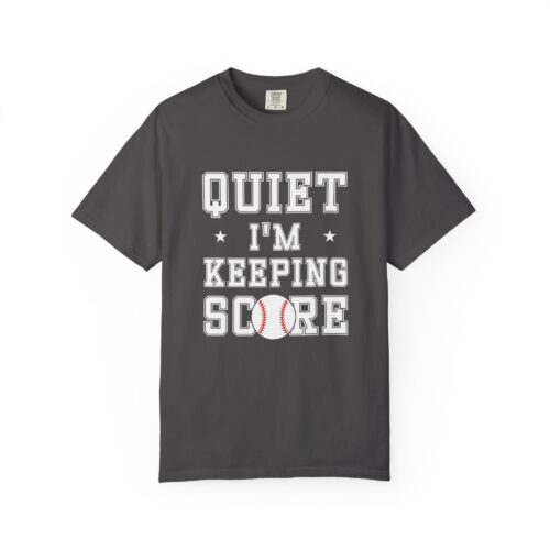 Baseball Scorekeeper T-Shirt | Unisex Garment-Dyed Tee | Ideal for Sports Fans, Coaches, Birthdays, and Game Days. - Image 49